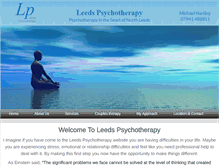 Tablet Screenshot of leedspsychotherapy.co.uk